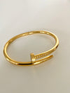 Gold Nail Bracelet