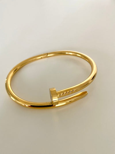 Gold Nail Bracelet