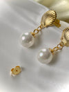 Shell Pearl Earrings