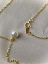 Gold Pearl Necklace