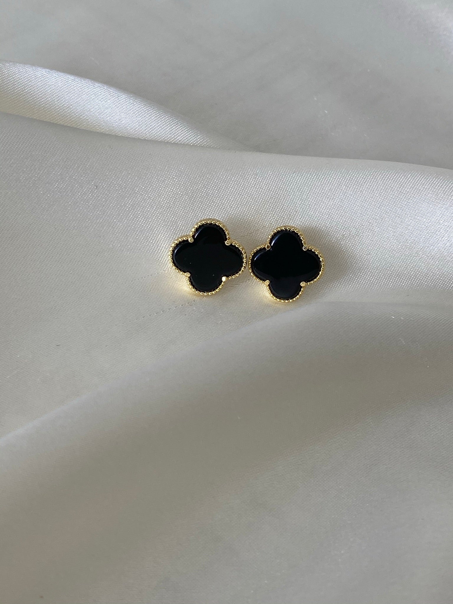 Four Leaf Clover Stud Earrings