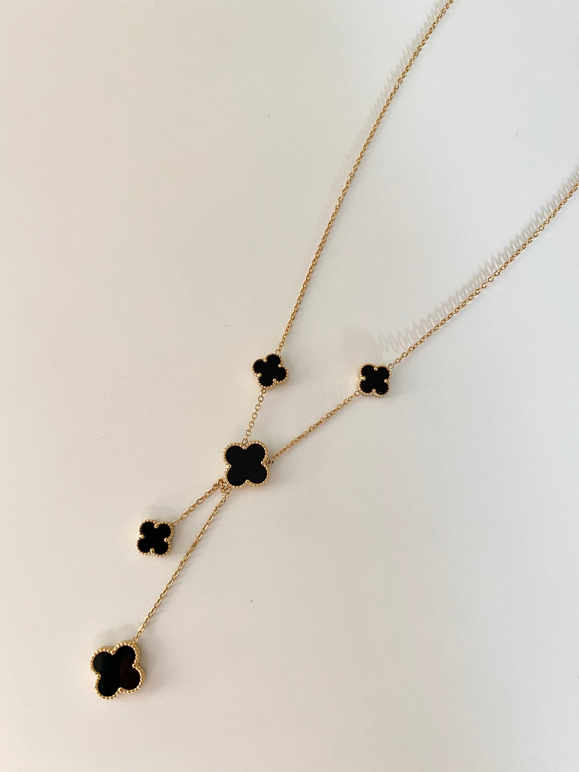 Black Onyx Charm Necklace