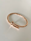 Rose Gold Nail Bracelet