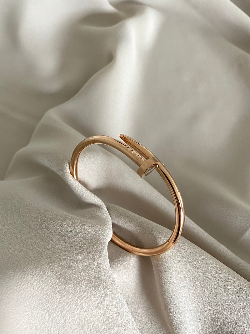 Rose Gold Nail Bracelet