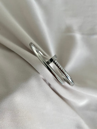 Silver Nail Bracelet