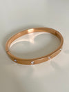 Rose Gold Luxury Bangle