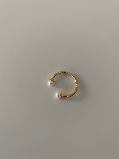 Emilia Pearl Open Ring