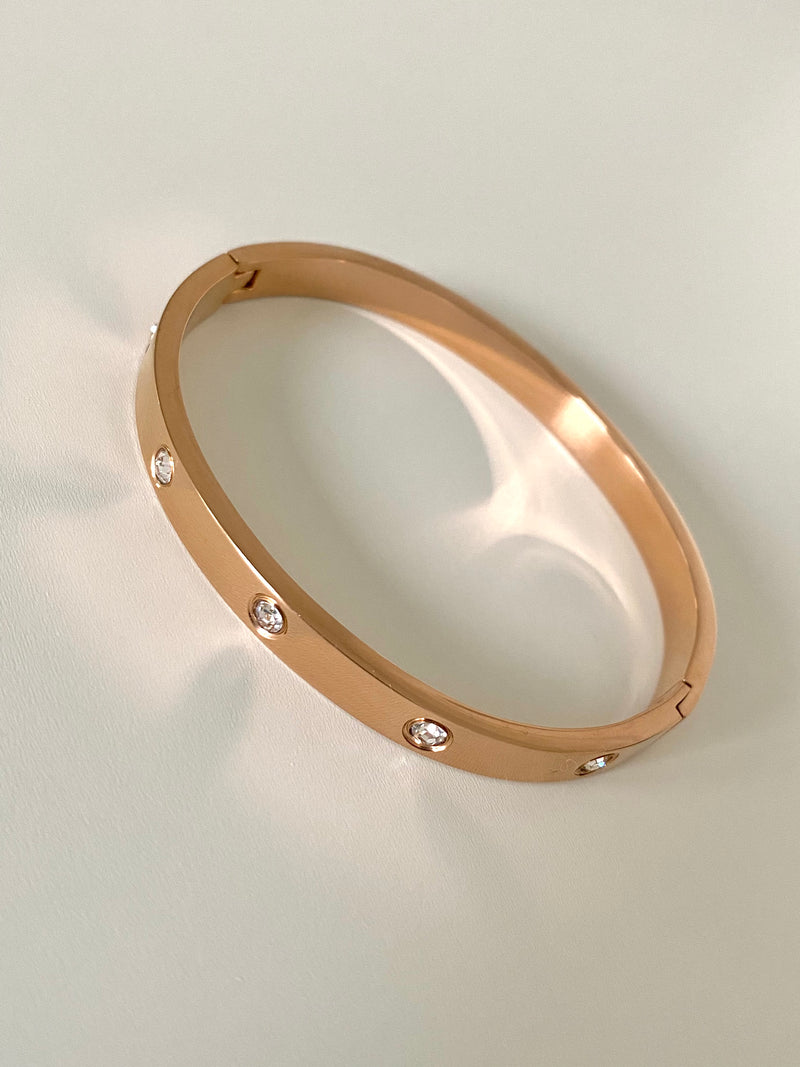 Rose Gold Luxury Bangle