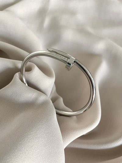 Silver Nail Bracelet