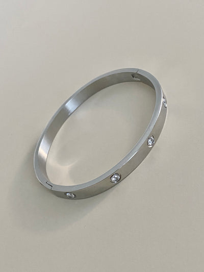 Silver Luxury Bangle